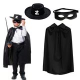 Zorro Pelerini Şapkası Ve Maske Seti Çocuk Boy P81488s5938