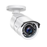 ZOSI 2MP 1080p Güvenlik Kamerası Açık Kapalı (Hibrid 4'ü 1 arada CVI/TVI/AHD/960H Analog CVBS), Gece Görüş, Hava Gözetleme CCTV Bullet Kamera