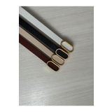 Zoula 4'lü Fırsat Ürünü Ithal Oval Gold Tokalı Ince Kemer, Pantolon Kemeri, Gömlek Kemeri, Ceket Kemeri