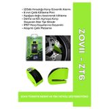 ZOVII Zt6 | Yeşil 120 Db Alarmlı Motosiklet Disk Kilidi – IP67, Su Geçirmez, Çelik Güvenlik Kilidi