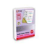 zprint Inkjet Ve Lazer Tüm Yazıcılarla Uyumlu Mat Yapışkanlı Sticker Etiket Kağıt A4 20 Yaprak