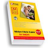 Zprint Yapışkanlı Sticker Parlak A4 50 Yaprak 200 Grepson Canon Hp Beyaz Fotoğraf Kağıdı
