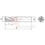 ZPS-FN DIN 844 Uzun Parmak 4 mm Freze