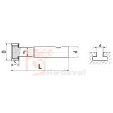 ZPS-FN DIN 850 T-Yarık 28.5x10 mm Freze