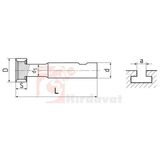 ZPS-FN DIN 850 T-Yarık 32.5x8 mm Freze