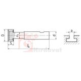 ZPS-FN DIN 850 T-Yarık 7.5x1.5 mm Freze
