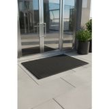 Zq Polimer Kaymaz Taban Kauçuk Dış Mekan Paspası, Kauçuk Kapı Önü Paspası 80x120 cm Spike Mat