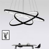 Zr Aydınlatma Ø65-50-35CM 3000K Antrasit Renk 4000K Işık, Kumandalı LED Lamba,sarkıt Avize,modern Aydınlatma,dekoratif Işık