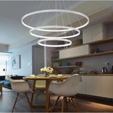 Zr Aydınlatma Ø65-50-35CM 3000K Beyaz 4000K Işık, Kumandalı LED Lamba,sarkıt Avize,modern Aydınlatma,dekoratif Işık