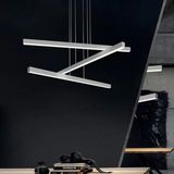 Zr Aydınlatma Beyaz 3000K*100CM Sarkıt LED Avize, 3000K Işık, Kumandalı, Modern Sarkıt, LED Lamba, Dekoratif Avize