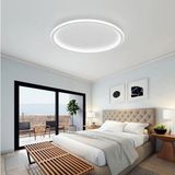 Zr Aydınlatma Beyaz Ø60CM Çember 4000k Işık Rengi, Kumandalı LED Tavan Lambası, yuvarlak Avize, modern