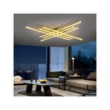 Zr Aydınlatma Gold 100 x 100 cm 3000k, Kumandalı, Led Tavan Lambası,Avize,Modern Aydınlatma,Dekoratif Işık