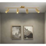 Zr Aydınlatma Gold Eskitme 3000K 100CM Spot LED Lamba,plafonyer Avize,modern Aydınlatma,dekoratif Işık - Eskitme - Gold