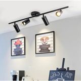 Zr Aydınlatma Siyah 3000K 100CM Spot LED Lamba,plafonyer Avize,modern Aydınlatma,dekoratif Işık