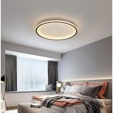 Zr Aydınlatma Siyah 60 cm Çember 4000k Işık Rengi Kumandalı LED Tavan Avize