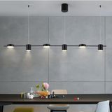 Zr Aydınlatma Siyah 6500K 6'lı Spot LED Lamba,sarkıt Avize,modern Aydınlatma,dekoratif Işık