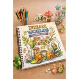 Z&R CRAFT Dream Worlds Coloring Book / Fantastik Boyama Kitabı - Yetişkin ve Çocuk - Kalın Sayfalar
