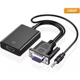 ZR102 VGA To Hdmı Çevirici - Siyah