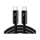 ZR1107-T Thunderbolt 5,0 Type-C Kablo 240W Pd Hızlı Şarj, 120GBPS Veri Aktarımı, 16K 60Hz Görüntü Desteği, E-Marker Akıllı Çipli, Thunderbolt 3/4/usb4