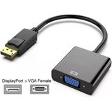 Zr140 Displayport To Vga Çevirici (Dp Erkek-Dişi Vga) Monitör-Pc Dönüştürücü Görüntü Kablosu