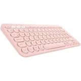 ZR460 K380 Pembe Bluetooth Klavye Midastech - Renkli