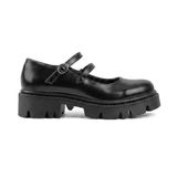 ZRİN-868-756 Premium Siyah Rugan Ortopedik Yüksek Tabanlı Loafer