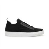 ZRK-X110 Premium Rahat Slip-On Bağcıksız Nefes Alan Triko Erkek Ayakkabı Siyah Beyaz