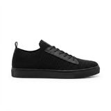 ZRK-X110 Premium Rahat Slip-On Bağcıksız Nefes Alan Triko Erkek Ayakkabı Siyah