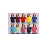 zs zaos fashion 10lu set kadın bisiklet yaka basic düz tişört pamuklu ligralı kaliteli rahat t-shirt