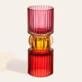 Zsa Zsa Zsu Nanjıng Renkli Cam Dekoratif Obje 7x7x18.5 Cm