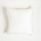 Zsa Zsa Zsu Solıd Ekru Pamuk Saten Yastık Kılıfı - 60x60 Cm