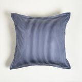 Zsa Zsa Zsu Solıd Lacivert Pamuk Saten Yastık Kılıfı - 60x60 + 2 Cm