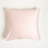 Zsa Zsa Zsu Solıd Pembe Pamuk Saten Yastık Kılıfı - 60x60 Cm