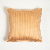 Zsa Zsa Zsu Solıd Tarçın Pamuk Saten Yastık Kılıfı - 60x60 + 2 Cm