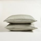 Zsa Zsa Zsu Solıd Yeşil 2'li Pamuk Saten Yastık Kılıfı - 50x70+2 Cm