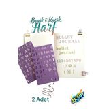 zscraft Büyük Ve Küçük Harf Şablon Cetvel Seti - Tipografi Şablonu 2 Adet