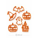 zscraft Halloween Cadılar Bayramı 6 lı set Kurabiye Kalıbı