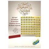 zscraft Harf Ve Rakam Stampa Seti - Kil, Seramik, Kurabiye ve Şeker Hamuru İçin Damga Seti