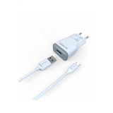Zte Axon Mini Uyumlu Mikro Usb Girişli 2.0 Amper Şarj Aleti+Kablo Şarj Cihazı - J15