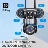 Ztech ZR-Z6PRO Wifi Kamera 4 Lens - Köşeler Ayarlı - Mikrofon + Hoparlör + Alarm - 1 Adet