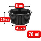 Ztf Global Trade Gastroplast 10 Adet Kırılmaz Sosluk – Kahvaltılık, Reçellik, Meze ve Tatlı Servisi Için Isıya Dayanıklı Mini Servis Kasesi - Ev ve Restoran Kullanımına Özel - Sarı - 70 ml