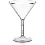 Ztf Global Trade Gastroplast 280 ml Polikarbon Plastik Martini Bardağı – Dikkat : Cam Değildir !!! Şeffaf, Kırılmaz, Gıda Uyumlu, Dayanıklı – Kafe, Bar ve Organizasyonlar Için - Kokteyl & Profesyonel - 4 Adet
