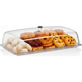 Ztf Global Trade Gastroplast ,kırılmaz , Ultra Hafif ,şeffaf , Polikarbon Plastik Fanus ve Tepsi Setleri .otel ,pastane,kafe,ev ve Restoranlar Için. - 325 mm X 527 mm
