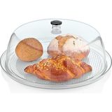 Ztf Global Trade Gastroplast ,kırılmaz , Ultra Hafif ,şeffaf , Polikarbon Plastik Fanus ve Tepsi Setleri .otel ,pastane,kafe,ev ve Restoranlar Için. - 35 cm