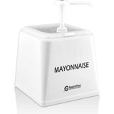 Ztf Global Trade Gastroplast Profesyonel Dispenser Setleri.pompalı Sos Kapları,ketçap Şişesi,mayonez Şişesi,hardalşişesi,yağlık,sirkelik - Beyaz - 2,5 lt