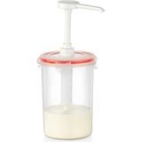 Ztf Global Trade Gastroplast Profesyonel Dispenser Setleri.pompalı Sos Kapları,ketçap Şişesi,mayonez Şişesi,hardalşişesi,yağlık,sirkelik - Şeffaf - 1,5 lt