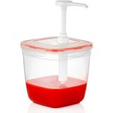 Ztf Global Trade Gastroplast Profesyonel Dispenser Setleri.pompalı Sos Kapları,ketçap Şişesi,mayonez Şişesi,hardalşişesi,yağlık,sirkelik - Şeffaf - 3,6 lt