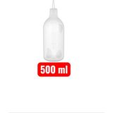 Ztf Global Trade Gastroplast Profesyonel Yağlıklar.sızdırmaz Kapaklı Polietilen Plastik Yağlıklar,sos Şişesi,ketçap Şişesi,mayonez Şişesi,hardal Şişesi,sos Kabı - Şeffaf - 500 ml