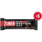 Züber 270 gr Kakaolu Hi Protein Bar (6 Adet x 45g) Şekeri Meyveden, 15g Proteinle Enerji Dolu