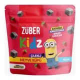 Züber 49 Gr Kidz Meyve Küpü Çilekli Şeker Ilavesiz Sağlıklı Atıştırmalık
